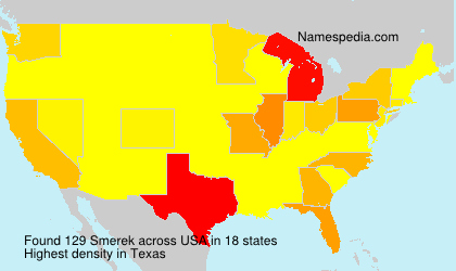 Surname Smerek in USA