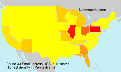 Surname Smolk in USA