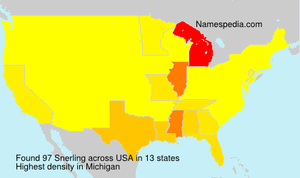 Surname Snerling in USA