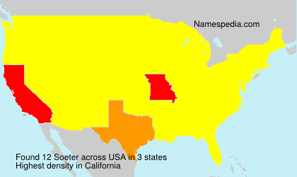 Surname Soeter in USA Surname Soeter in USA