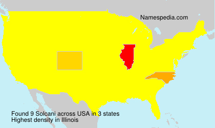 Surname Solcani in USA