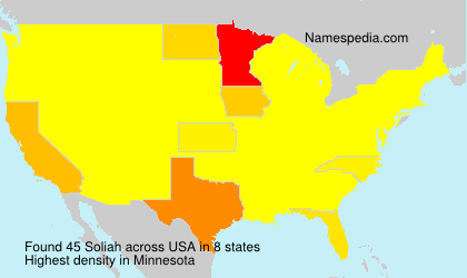 Surname Soliah in USA Surname Soliah in USA