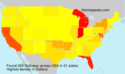 Surname Solloway in USA
