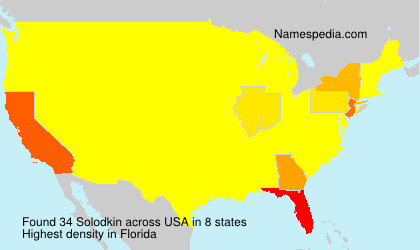 Surname Solodkin in USA Surname Solodkin in USA
