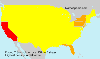 Surname Somsuk in USA