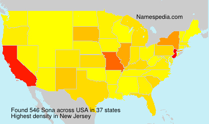 Surname Sona in USA