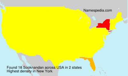 Surname Sooknandan in USA Surname Sooknandan in USA