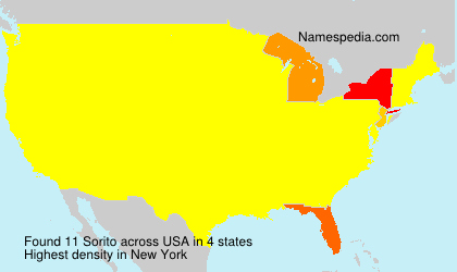 Surname Sorito in USA