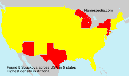Surname Souckova in USA