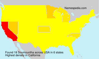 Surname Soumountha in USA