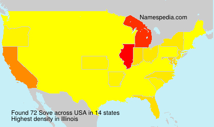 Surname Sove in USA