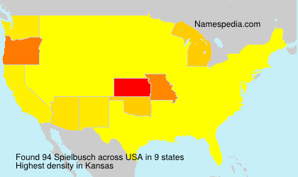Surname Spielbusch in USA