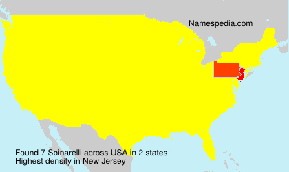 Surname Spinarelli in USA