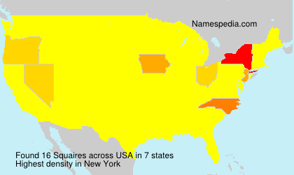 Surname Squaires in USA