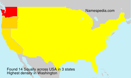 Surname Squally in USA