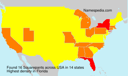 Surname Squarepants in USA
