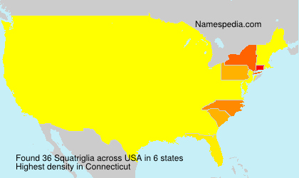 Surname Squatriglia in USA Surname Squatriglia in USA