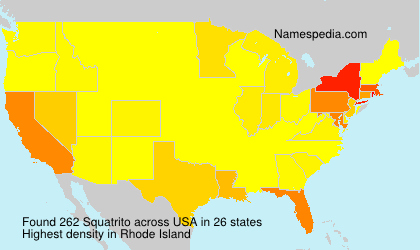 Surname Squatrito in USA