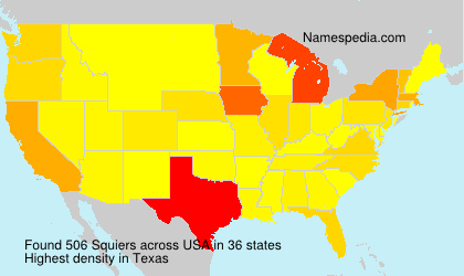 Surname Squiers in USA