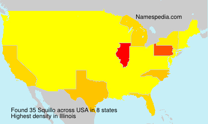 Surname Squillo in USA