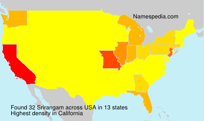 Surname Srirangam in USA
