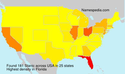 Surname Stanic in USA