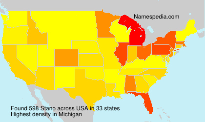 Surname Stano in USA