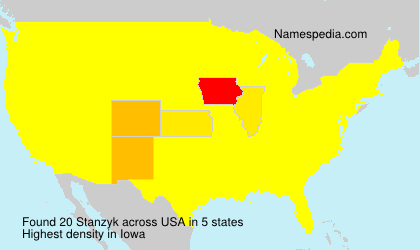 Surname Stanzyk in USA Surname Stanzyk in USA