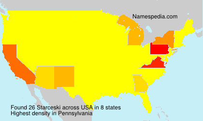 Surname Starceski in USA Surname Starceski in USA