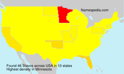 Surname Stavos in USA Surname Stavos in USA