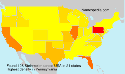 Surname Steinmeier in USA