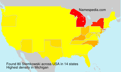 Surname Stemkowski in USA