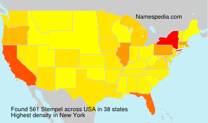 Surname Stempel in USA