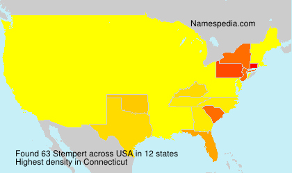 Surname Stempert in USA