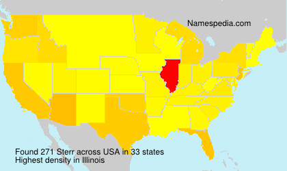 Surname Sterr in USA