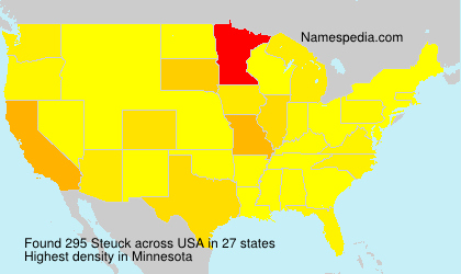 Surname Steuck in USA