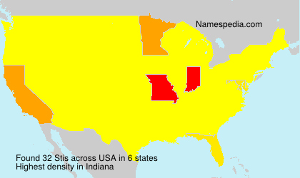 Surname Stis in USA