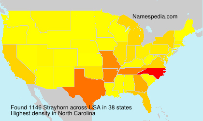 Surname Strayhorn in USA Surname Strayhorn in USA