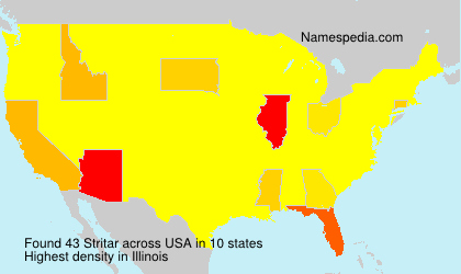Surname Stritar in USA