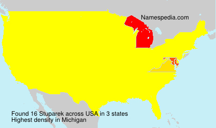 Surname Stuparek in USA Surname Stuparek in USA