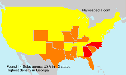 Surname Subs in USA