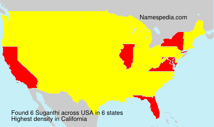 Surname Suganthi in USA