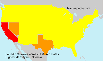 Surname Sukovez in USA
