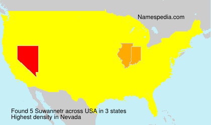 Surname Suwannetr in USA Surname Suwannetr in USA