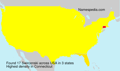 Surname Swircenski in USA