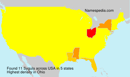 Surname Sygula in USA