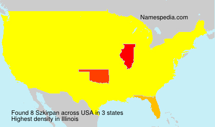 Surname Szkirpan in USA