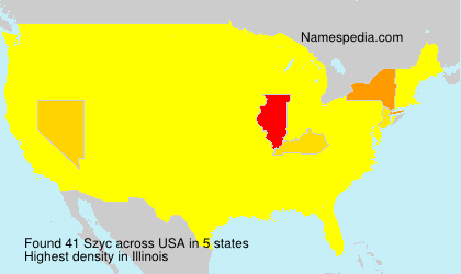 Surname Szyc in USA