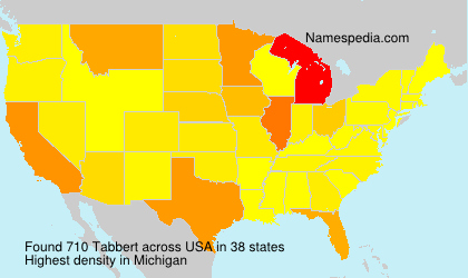 Surname Tabbert in USA