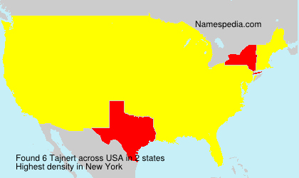 Surname Tajnert in USA Surname Tajnert in USA